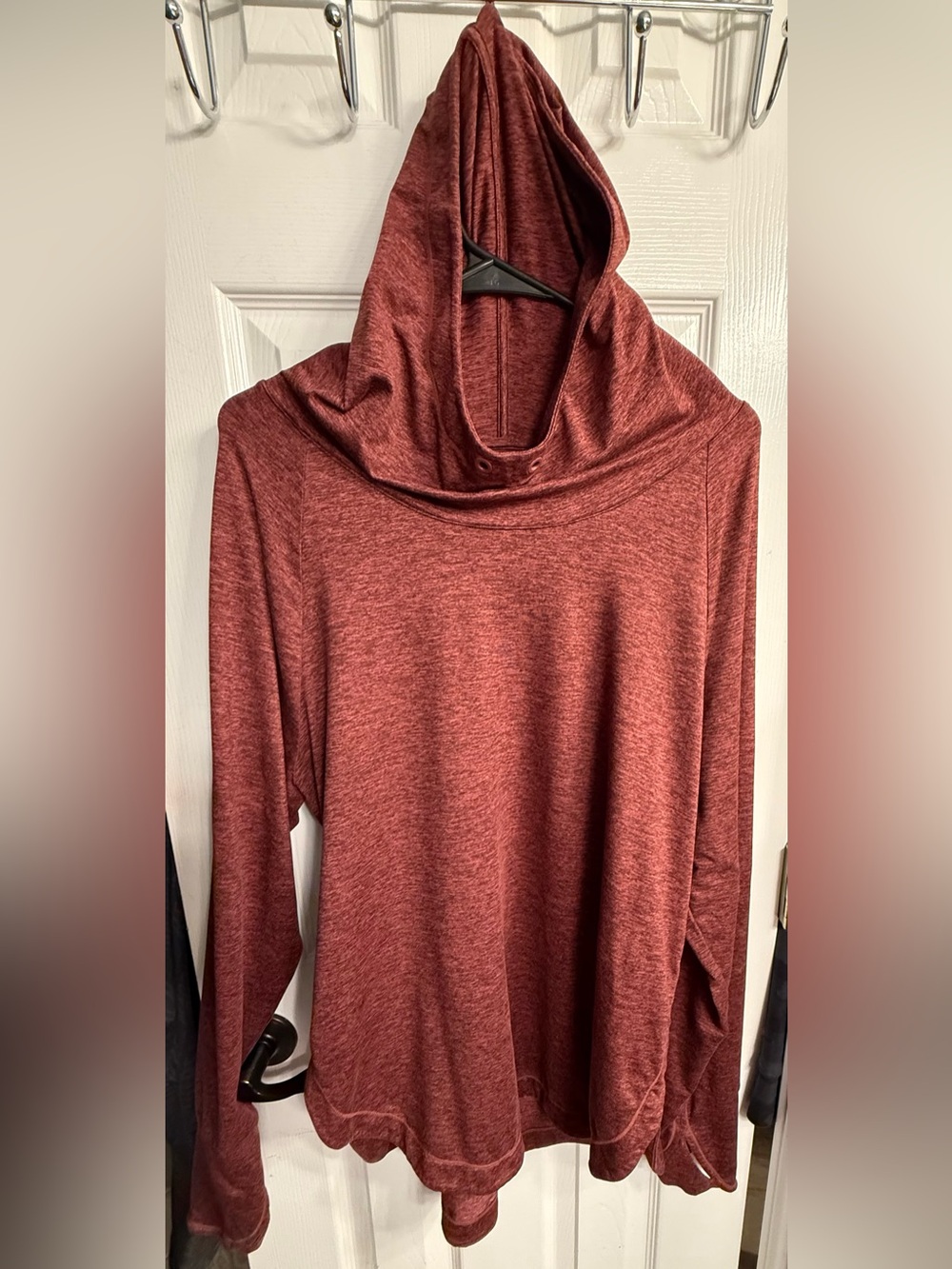 Athleta reddish cowl hoodie size 1x